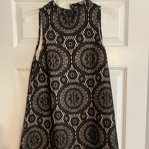 Black lace cocktail dress